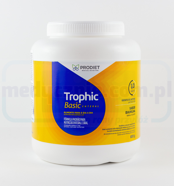 Nutrego ProDiet TROPHIC Basic Ентеральна 800г ваніль спеціалізована повноцінна порошкоподібна дієта